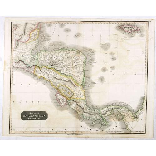 Old map image download for Spanish North America, Southern Part.