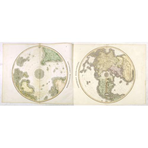 Old map image download for Northern Hemisphere / Southern Hemisphere.