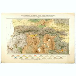 Geologische Karte des Nördlinchen Theiles des Armenischen Hochlandes . . .