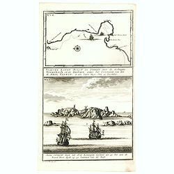 Staeten Landt Bezylt en Ontdekt met de Scheepen Heemskerk en de Zeehaen onder het Commande van den E. Abel Tasman. In den Iaare 1642. Den 13 December.