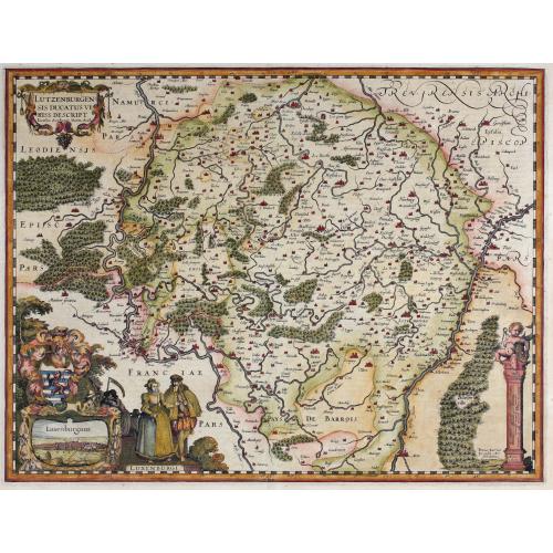 Old map image download for Lutzenburgensis Ducatus Veriss. descript.