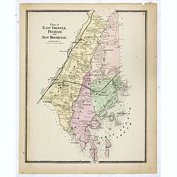Plans of East Chester Pleham and New Rochelle. Westchester Co.