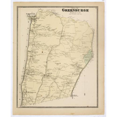 Old map image download for Town of Greenburgh.