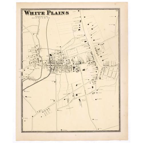 Old map image download for White Plains.
