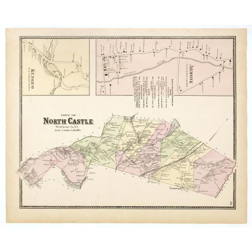 Old map image download for Town of North Castle.