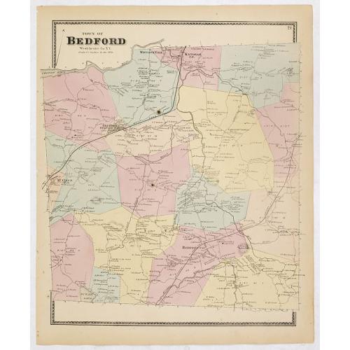 Town of Bedford Westchester Co. NY.