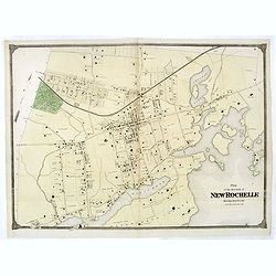 Plan of the Borough of New Rochelle, Westchester Co. N.Y.