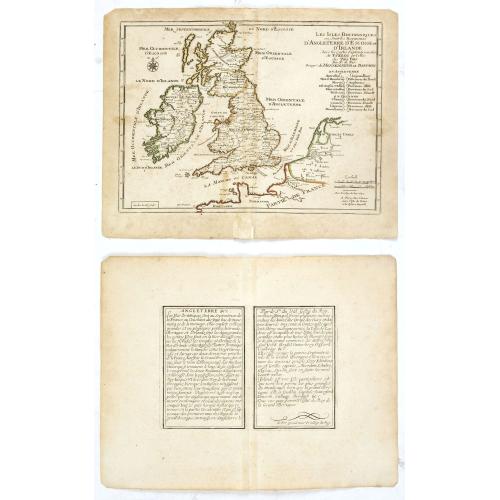 Old map image download for Les Isles Britanniques ou sont les Royaumes . . .