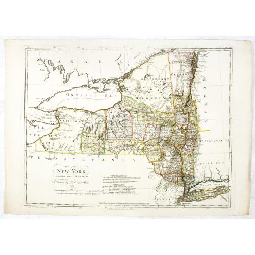 Old map image download for New Yok entworfen von D.F. Sotzmann. Hamburg bey Carl Ernst Bohn 1799 . . . NO.VII