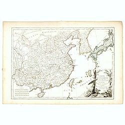 L'Empire de la Chine d'après l'Atlas Chinois, avec les Isles du Japon..