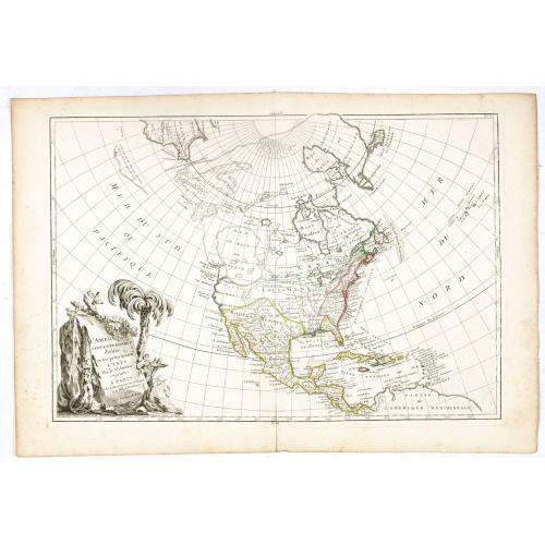 Old map image download for L'Amerique Septentrionale Divisee en Ses Principaux Etats. . .