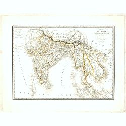 Carte de l'Inde en deça et au-delà du Gange . . .