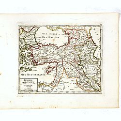 Turquie Asiatique. Par le Sr. Robert Geog. Ord du Roi avec Privilege 1748.