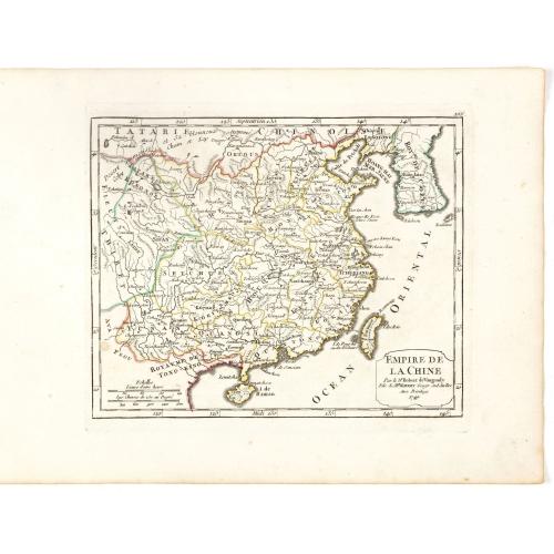 Old map image download for Empire de la Chine Par le Sr. Robert de Vaugondy fils de Mr. Robert Geog. Ord du Roi avec Privilege 1749.