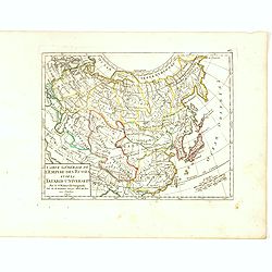 Carte générale de l'empire des Russes et de la Tatarie Universelle Par le Sr. Robert de Vaugondy fils de Mr. Robert Geog. Ord du Roi avec Privilege 1749.