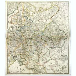 The Russian Dominions in Europe ... with the Post Roads & New Governments from the Russian Atlas of 1806 by Jasper Nantiat.