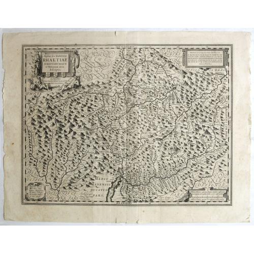 Old map image download for Alpinae seu Foederatae Rhaetiae . . .