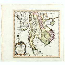 Carte des Royaumes de Siam, du Tunquin, Pegu, Ava, Aracan . . .