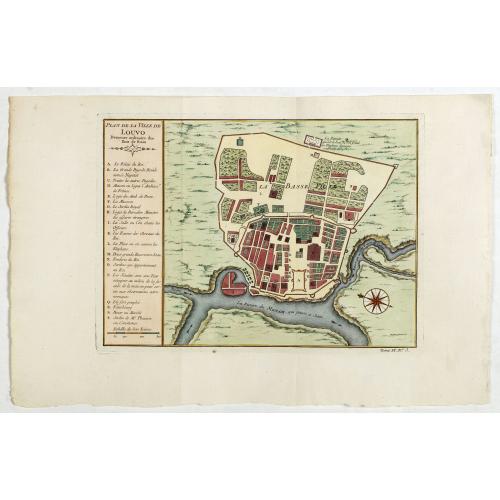 Old map image download for Plan de la ville de Louvo . . .