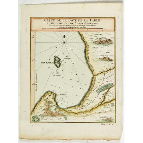 Old map image download for Carte de la Baye de la Table . . .