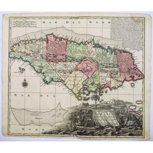 Old map image download for Nova Designatis Insulae Jamaicae.