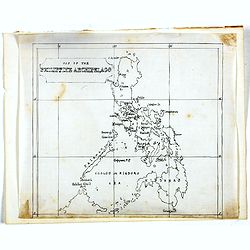 Manuscript map of the Philippine Archipelago.