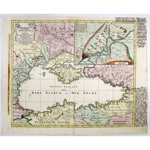 Old map image download for Nova Mappa Maris Nigris et Freti Constantinopolitani...