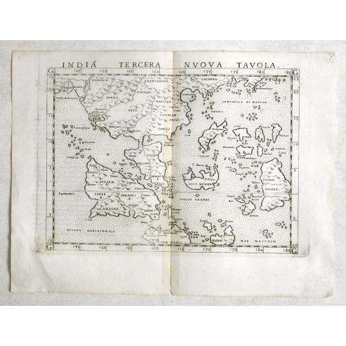 Old map image download for India Tercera Nuova Tavola.