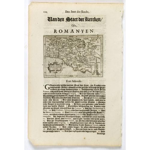 Old map image download for Latium sive Campania di Roma.