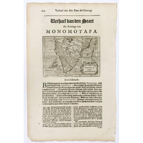 Old map image download for Africae pars meridional.