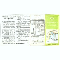 South Manchura Railway Train Service May 1 to April 30, 1915.