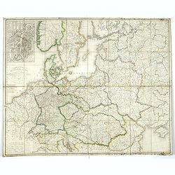 Carte générale d'Allemagne comprenant l'empire d'Autriche, la Confédération du Rhin, le Dannemarck, la Prusse et la Pologne, une partie de la Suède, des empires de France, de Russie et de Turquie . . .
