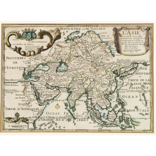 Old map image download for L'Asie Suivant les Nouvelles Decouvertes. . .