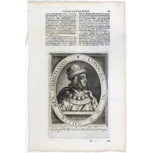 Ludovius XI. D. G. Galliae Rex Christianiss.