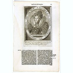 Elisabet D. G. Angliae, Franciae, Et Hiberniae, Regina, Fid. Chr. Prop.