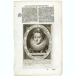Isabella Clara Eugenia, Austriaca Infans Hisp. Duciss. Burg. Brab. etc.