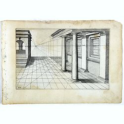 Perspective print by Vredeman de Vries. 22.