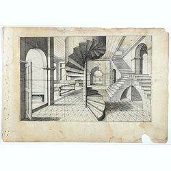 Perspective print by Vredeman de Vries. 36.