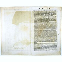 Chinae, olim Sinarum Regionis, nova descriptio. Auctore Ludovico Georgio.