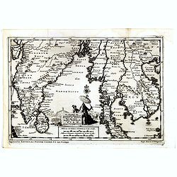De Kusten van Guzaratte, Malabaar, Bengale en Malacca met die van't Magtig Koninkryk Siam totaan China bestevend.