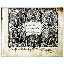 [Title page] Thesauri Philo Politici pars Prima ...