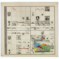 [Untitled map of the European countries in a playing grid].