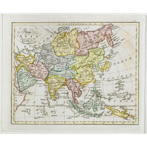 Old map image download for A New Map of Asia, Drawn from the Best Authorities 1797.