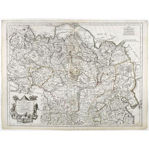Old map image download for Carte de Tartarie. . .