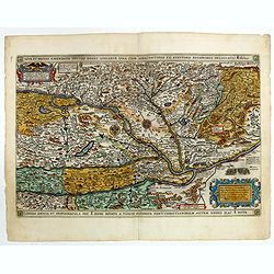 Nova et recens emendata totius Regni Ungariae una cum adiacentibus et finitimis regionisbus delineatio.