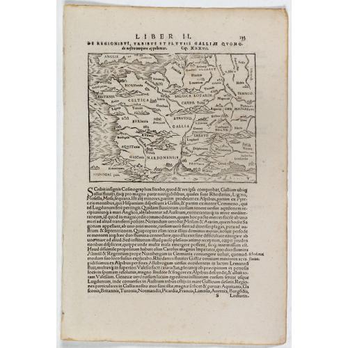 Old map image download for [De Regionibus, Ubibus et Fluviis Galliae . . . ]