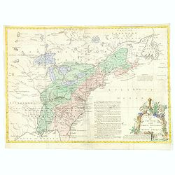 A Map of the British and French Settlements in North America.