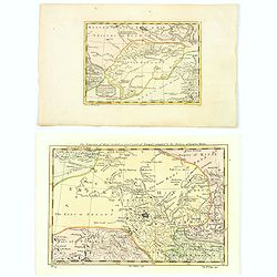 A Map of Little Bochara, and the Adjacent Countrys... [and] The Empire of Hya (including grear part of Tangul)...