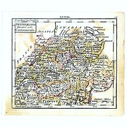 Switzerland divided into Cantonments.