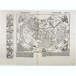(World map] Secunda etas mundi. Folium XIII